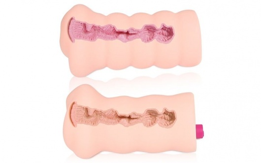 Телесный вибромастурбатор-вагина Gloria Auto - KOKOS - в Красноярске купить с доставкой