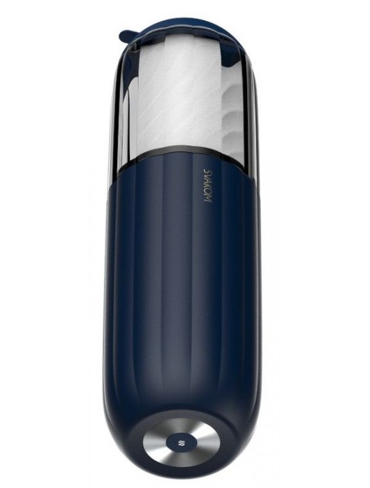 Черно-белый интерактивный мастурбатор Alex Neo 2 - Svakom - в Красноярске купить с доставкой