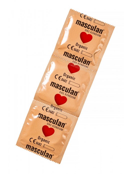 Экологически чистые презервативы Masculan Organic - 3 шт. - Masculan - купить с доставкой в Красноярске