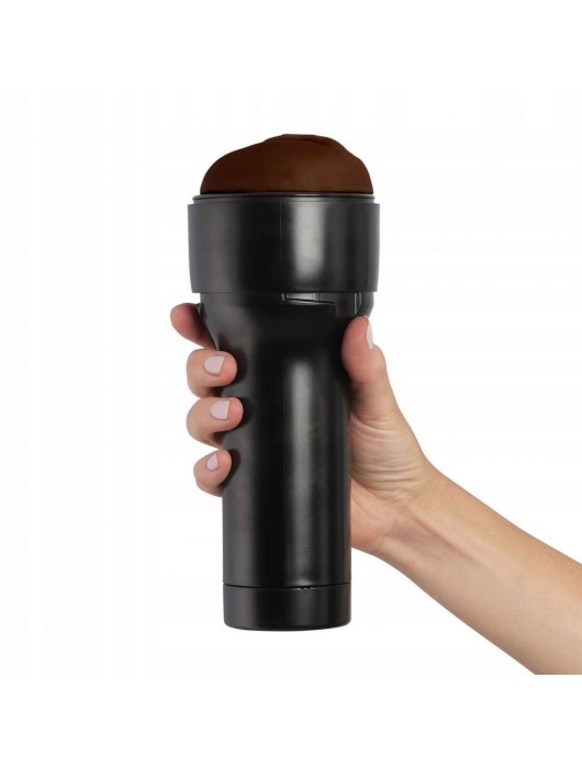 Темнокожий мастурбатор-вагина Feel Stroker - Kiiroo - в Красноярске купить с доставкой