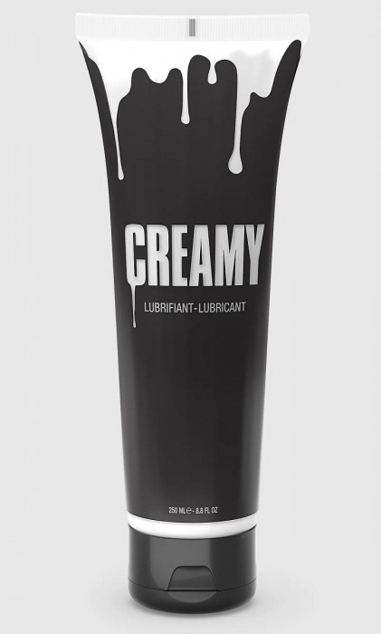 Смазка на водной основе Creamy с консистенцией спермы - 250 мл. - Strap-on-me - купить с доставкой в Красноярске