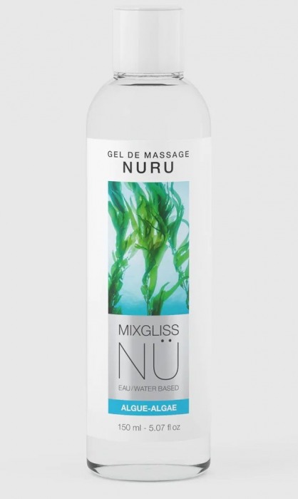Массажный гель на водной основе Mixgliss NU Algae - 150 мл. - Strap-on-me - купить с доставкой в Красноярске