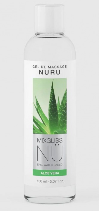 Массажный гель на водной основе Mixgliss NU Aloe Vera - 150 мл. - Mixgliss - купить с доставкой в Красноярске