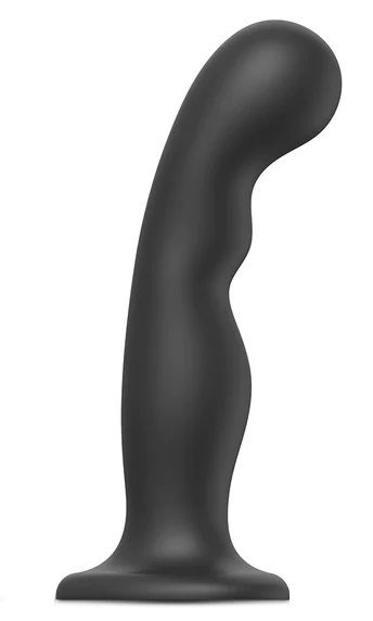 Черная насадка Strap-On-Me Dildo Plug P G size XXL - Strap-on-me - купить с доставкой в Красноярске