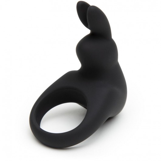 Черное эрекционное виброкольцо Happy Rabbit Rechargeable Rabbit Cock Ring - Happy Rabbit - в Красноярске купить с доставкой