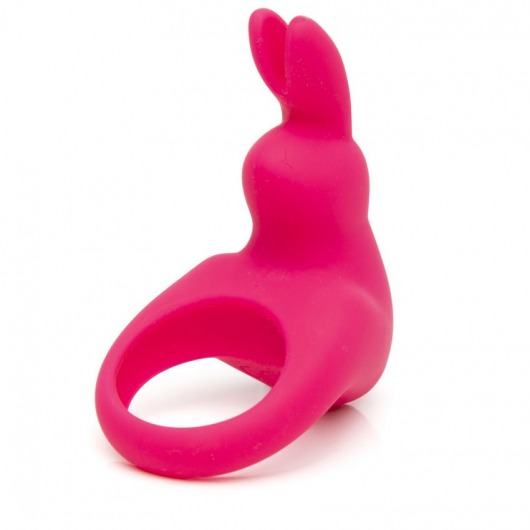 Розовое эрекционное виброкольцо Happy Rabbit Rechargeable Rabbit Cock Ring - Happy Rabbit - в Красноярске купить с доставкой