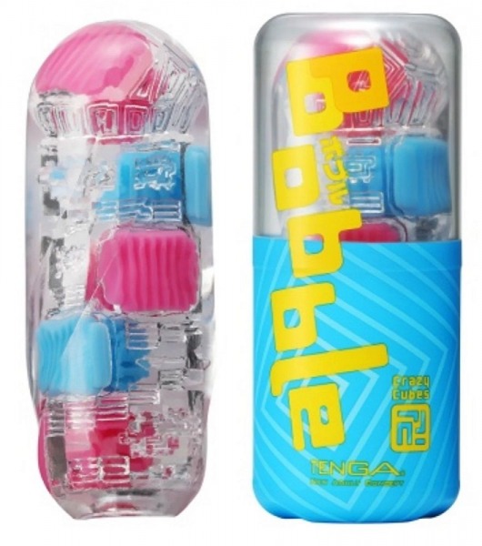 Мастурбатор Tenga Bobble Crazy Cubes - Tenga - в Красноярске купить с доставкой