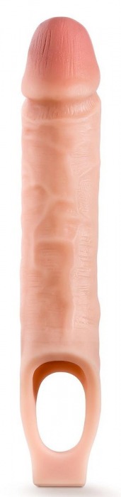 Телесная насадка на пенис 10 Inch Cock Sheath Extender - 25 см. - Blush Novelties - в Красноярске купить с доставкой