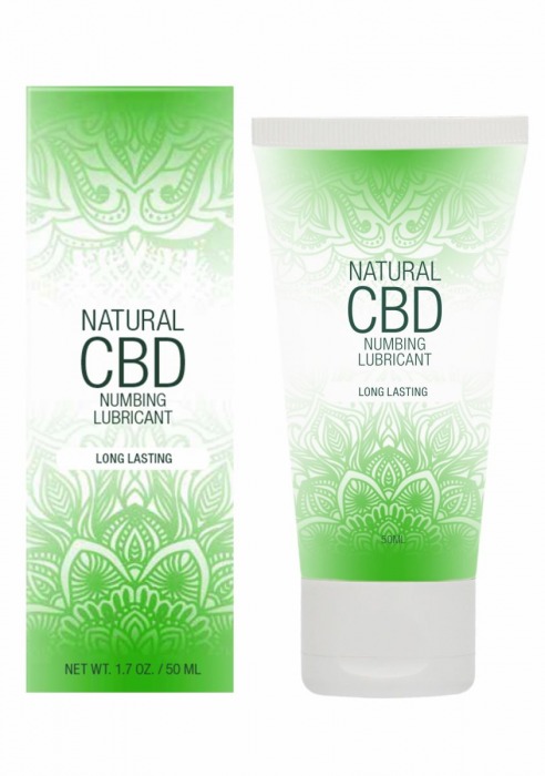 Лубрикант с пролонгирующим эффектом Natural CBD Numbing Lubricant - 50 мл. - Shots Media BV - купить с доставкой в Красноярске