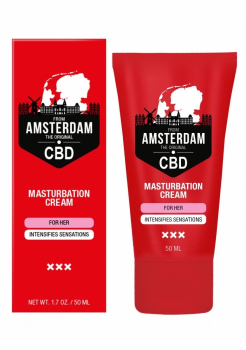 Крем для мастурбации для женщин CBD from Amsterdam Masturbation Cream For Her - 50 мл. - Shots Media BV - купить с доставкой в Красноярске