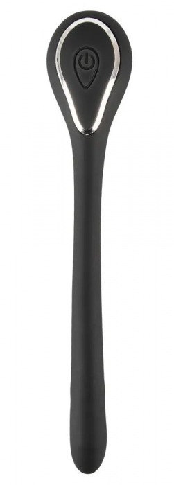 Черный гибкий уретральный стимулятор с вибрацией Vibrating Bendable Dilator - 13,5 см. - Orion - купить с доставкой в Красноярске