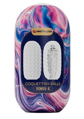 Мастурбатор в форме яйца Coquettish Balls - Baile - в Красноярске купить с доставкой