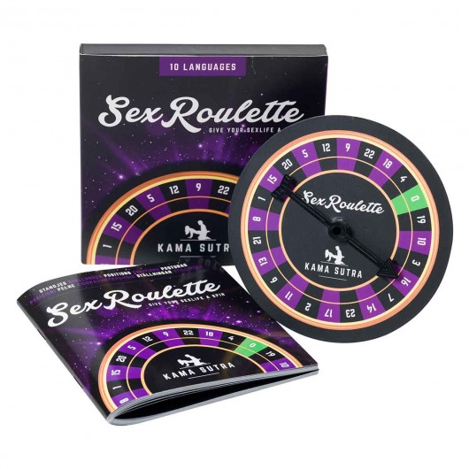 Настольная игра-рулетка Sex Roulette Kamasutra - Tease&Please - купить с доставкой в Красноярске