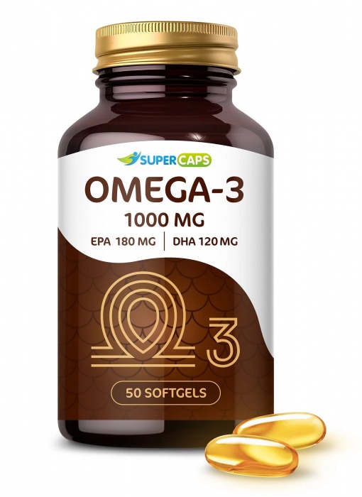 Пищевая добавка SuperCaps OMEGA-3 - 50 капсул (1000 мг) - SuperCaps - купить с доставкой в Красноярске