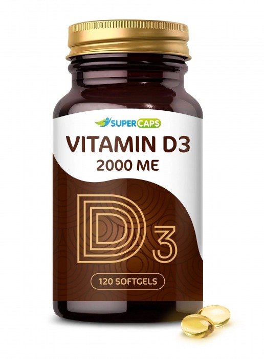 Пищевая добавка SuperCaps VITAMIN D3 2000 ME - 120 капсул - SuperCaps - купить с доставкой в Красноярске