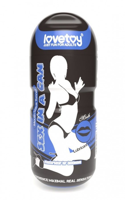 Мастурбатор-ротик с вибрацией Sex In A Can Mouth Lotus Tunnel - Lovetoy - в Красноярске купить с доставкой