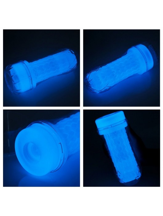 Светящийся в темноте мастурбатор Lumino Play Masturbator Pocketed - Lovetoy - в Красноярске купить с доставкой