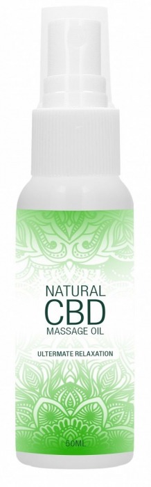 Массажное масло Natural CBD Massage Oil - 50 мл. - Shots Media BV - купить с доставкой в Красноярске