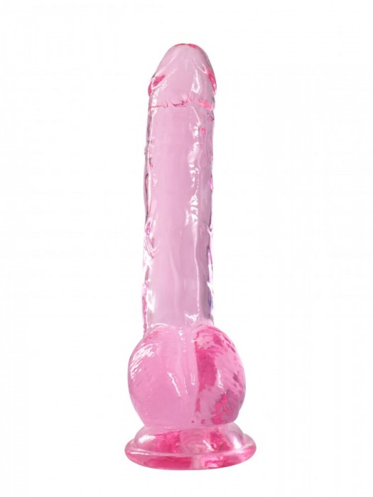 Розовый фаллоимитатор Luminous - 20 см. - Lola Games