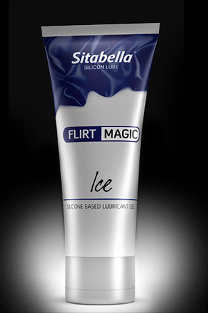 Силиконовая гель-смазка FLIRT MAGIC Ice с лёгким пролонгирующим эффектом - 75 мл. - Sitabella - купить с доставкой в Красноярске