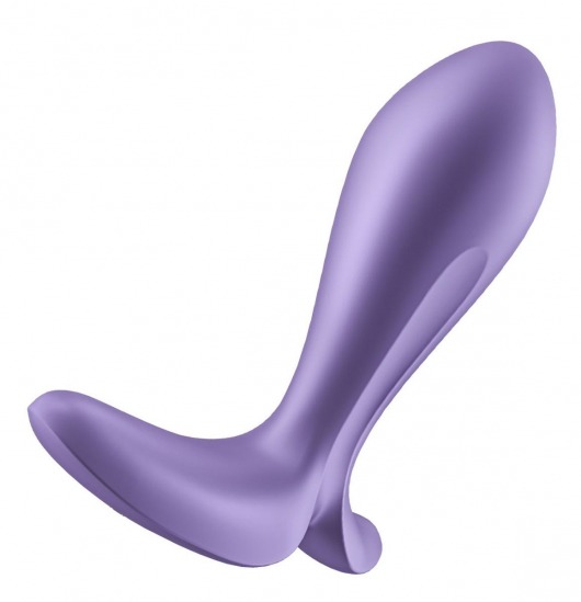 Фиолетовый анальный вибростимулятор Intensity Plug - Satisfyer - в Красноярске купить с доставкой