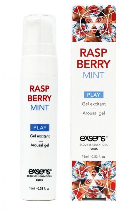 Возбуждающий гель Raspberry Mint с ароматом малины и мяты - 15 мл. - Exsens - купить с доставкой в Красноярске