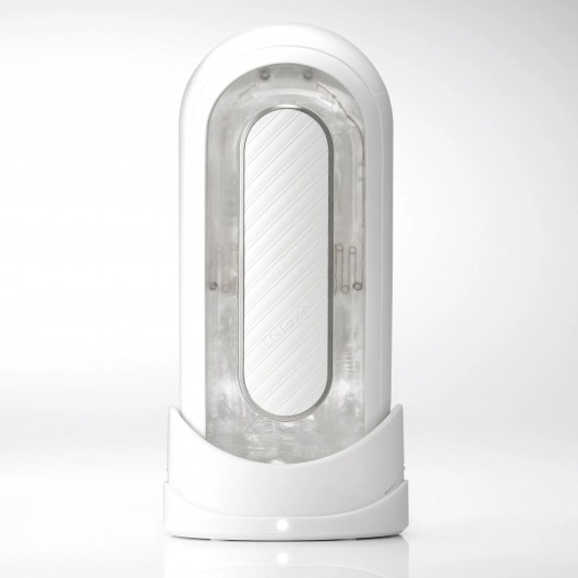 Белый мастурбатор Tenga Flip Zero Gravity с вибрацией - Tenga - в Красноярске купить с доставкой