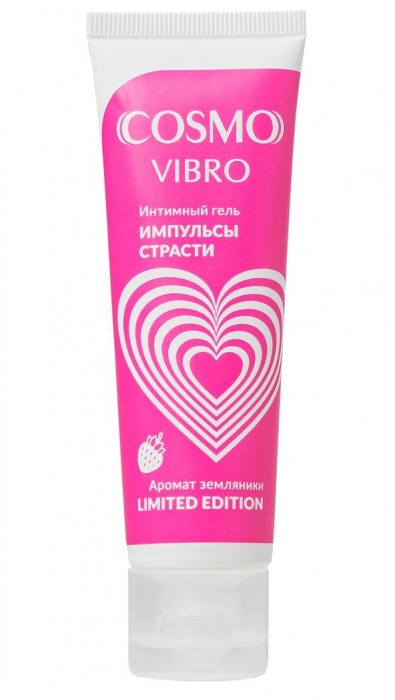 Возбуждающий гель на водно-силиконовой основе Cosmo Vibro с ароматом земляники - 50 гр. - Биоритм - купить с доставкой в Красноярске