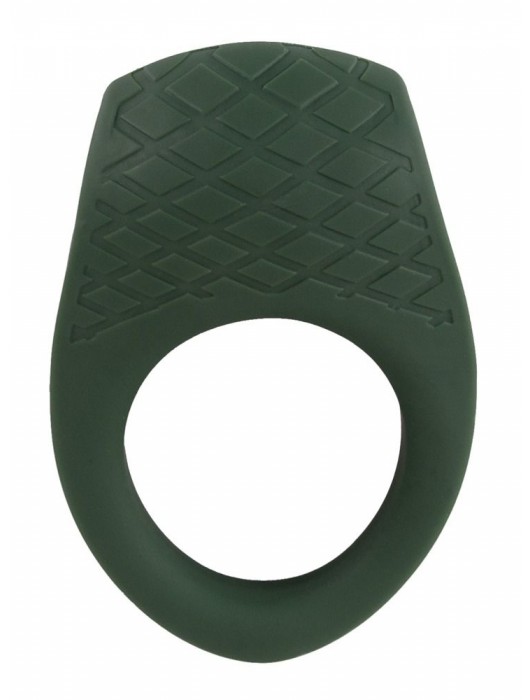 Зеленое эрекционное виброкольцо Luxurious Vibro Cock Ring - Orion - в Красноярске купить с доставкой