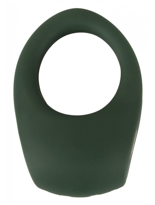 Зеленое эрекционное виброкольцо Luxurious Vibro Cock Ring - Orion - в Красноярске купить с доставкой