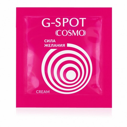 Стимулирующий интимный крем для женщин Cosmo G-spot - 2 гр. - Биоритм - купить с доставкой в Красноярске