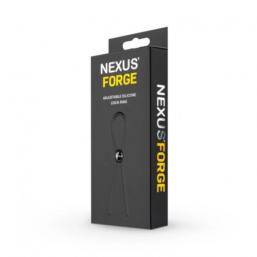 Черное эрекционное лассо Nexus Forge Single - Nexus Range - в Красноярске купить с доставкой