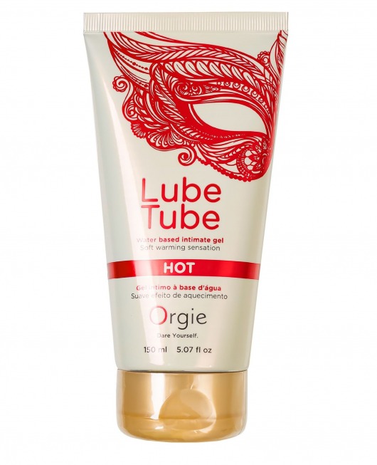 Интимный гель на водной основе Lube Tube Hot с разогревающим эффектом - 150 мл. - ORGIE - купить с доставкой в Красноярске