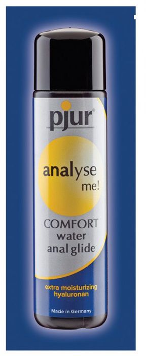 Анальный лубрикант pjur ANALYSE ME Comfort Water Anal Glide - 2 мл. - Pjur - купить с доставкой в Красноярске