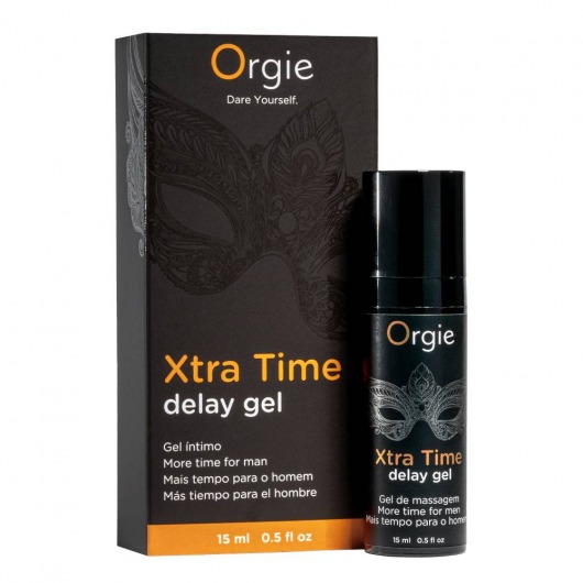 Продлевающий гель Orgie Xtra Time Delay Gel - 15 мл. - ORGIE - купить с доставкой в Красноярске