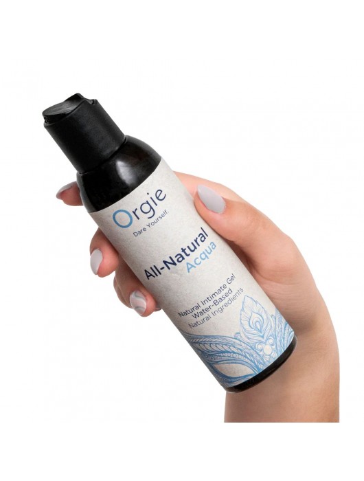 Интимный гель на водной основе Orgie All-Natural Acqua - 150 мл. - ORGIE - купить с доставкой в Красноярске