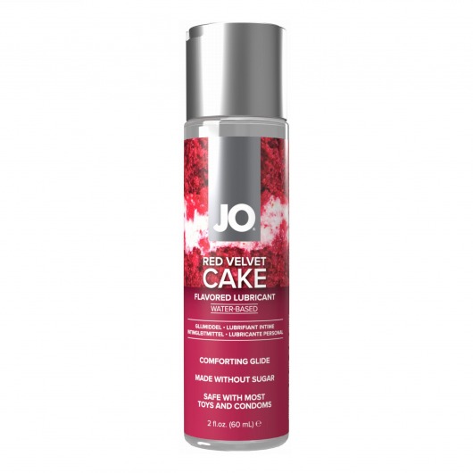 Лубрикант на водной основе JO H2O Red Velvet Cake Flavored Lubricant - 60 мл. - System JO - купить с доставкой в Красноярске