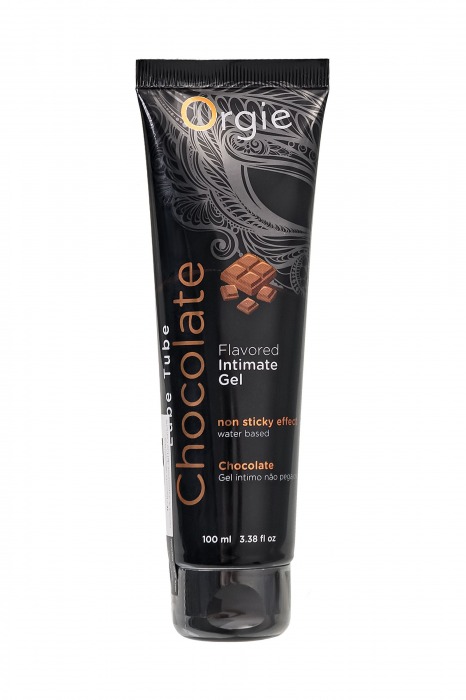 Интимный гель на водной основе Lube Tube Chocolate с шоколадным вкусом - 100 мл. - ORGIE - купить с доставкой в Красноярске