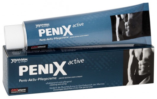 Возбуждающий крем для мужчин PeniX active - 75 мл. - Joy Division - купить с доставкой в Красноярске