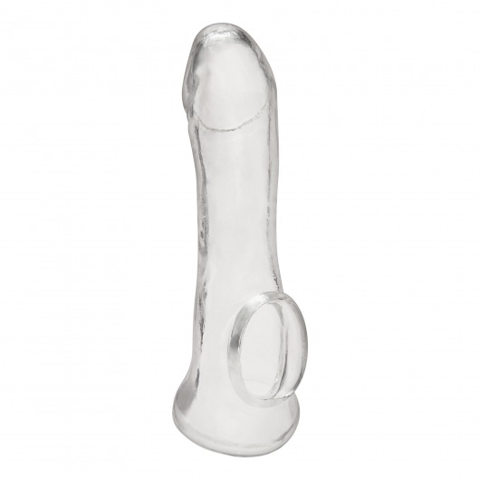 Прозрачная насадка на пенис Transparent Penis Enhancing Sleeve Extension - 15,9 см. - BlueLine - в Красноярске купить с доставкой