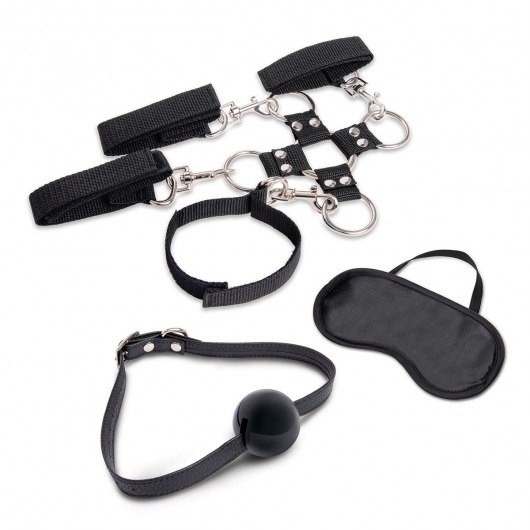 Набор для фиксации из 7 предметов Hogtie   Ball Gag Kit - Lux Fetish - купить с доставкой в Красноярске