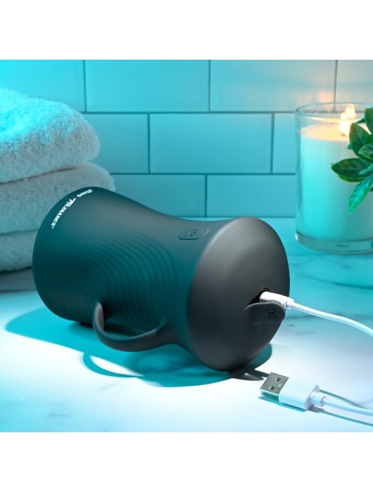 Черный вибромастурбатор с гироскопом Gyro Stroke - Zero Tolerance - в Красноярске купить с доставкой