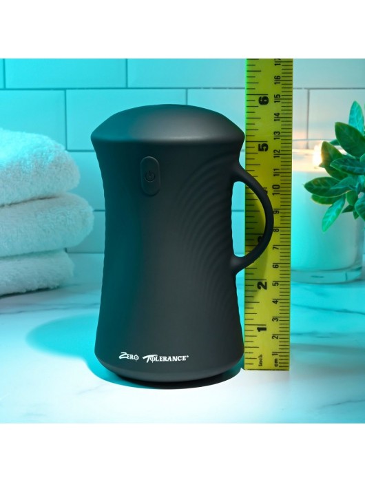 Черный вибромастурбатор с гироскопом Gyro Stroke - Zero Tolerance - в Красноярске купить с доставкой