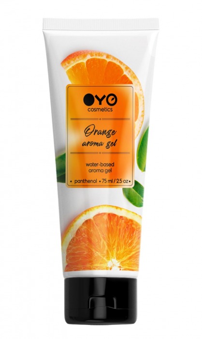 Лубрикант на водной основе OYO Aroma Gel Orange с ароматом апельсина - 75 мл. - OYO - купить с доставкой в Красноярске