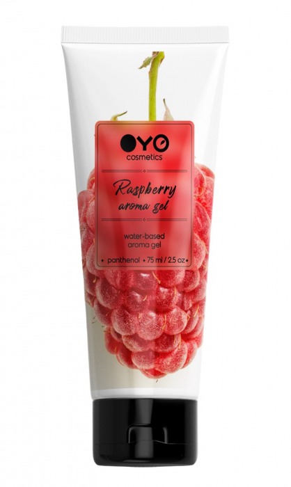 Лубрикант на водной основе OYO Aroma Gel Raspberry с ароматом малины - 75 мл. - OYO - купить с доставкой в Красноярске