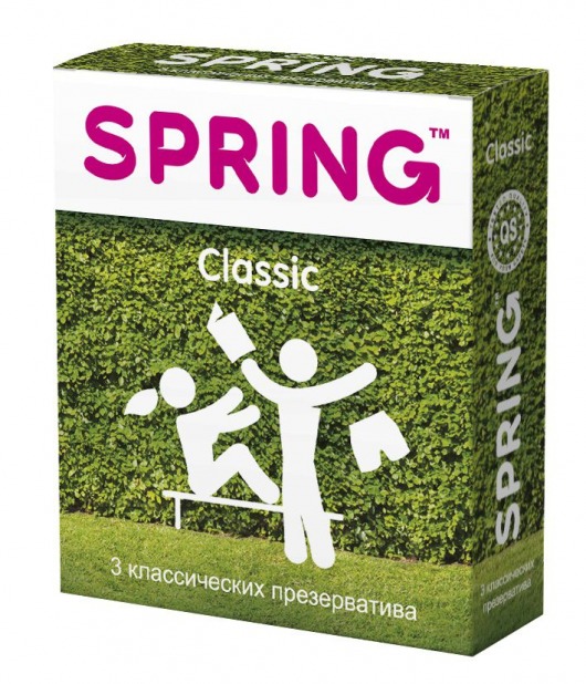 Классические презервативы SPRING CLASSIC - 3 шт. - SPRING - купить с доставкой в Красноярске