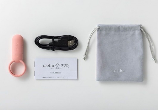 Коралловое эрекционное кольцо Iroha SVR Coral Pink - Tenga - в Красноярске купить с доставкой