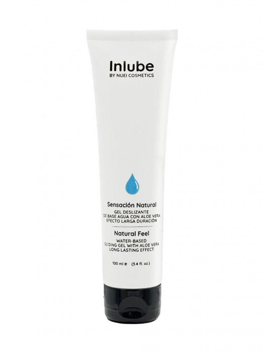 Интимный лубрикант с алоэ вера Inlube Natural Feel - 100 мл. - Nuei cosmetics - купить с доставкой в Красноярске