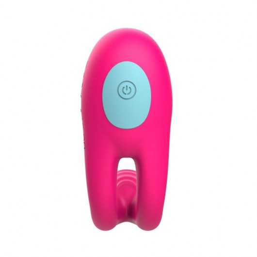 Розовое виброкольцо с пультом ДУ - I-MOON - в Красноярске купить с доставкой