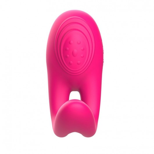 Розовое виброкольцо с пультом ДУ - I-MOON - в Красноярске купить с доставкой